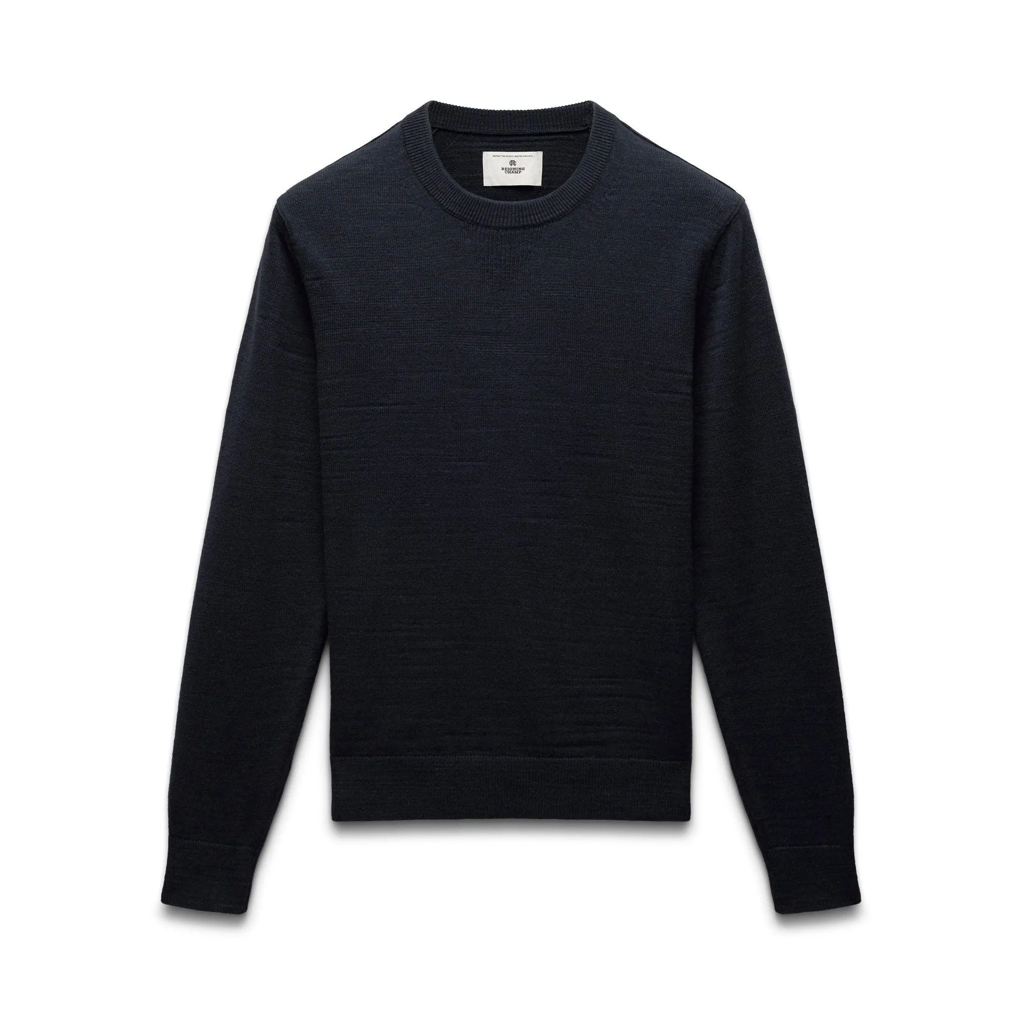 Cotton Slub Laurel Crewneck