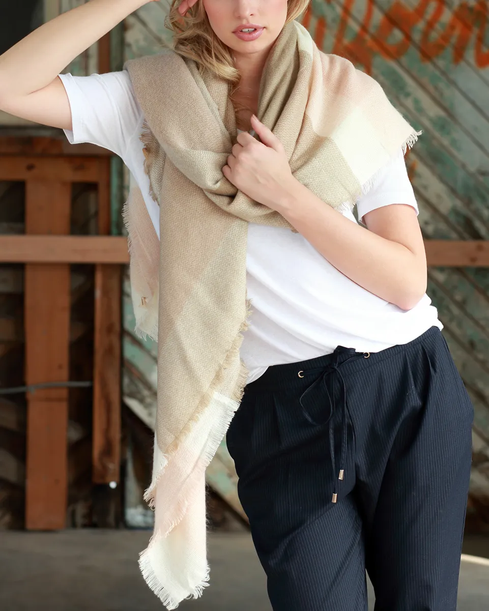 Cozy Days Scarf in Blush