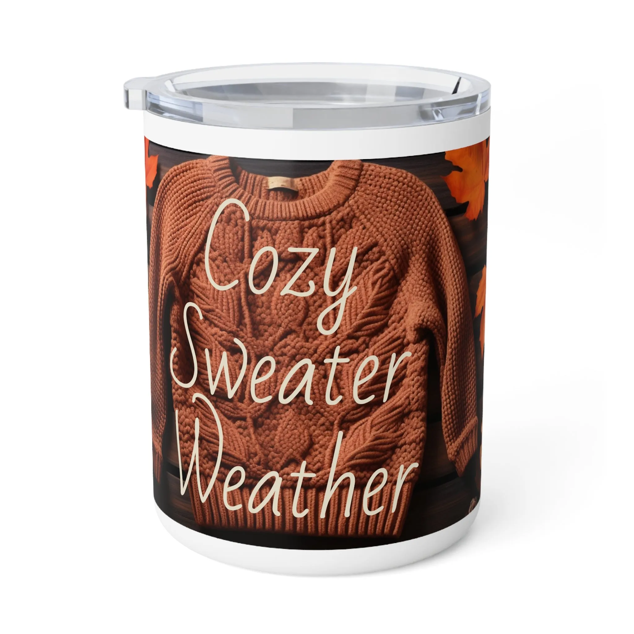 Cozy Sweater Weather - Insulated Coffee Mug, 10oz