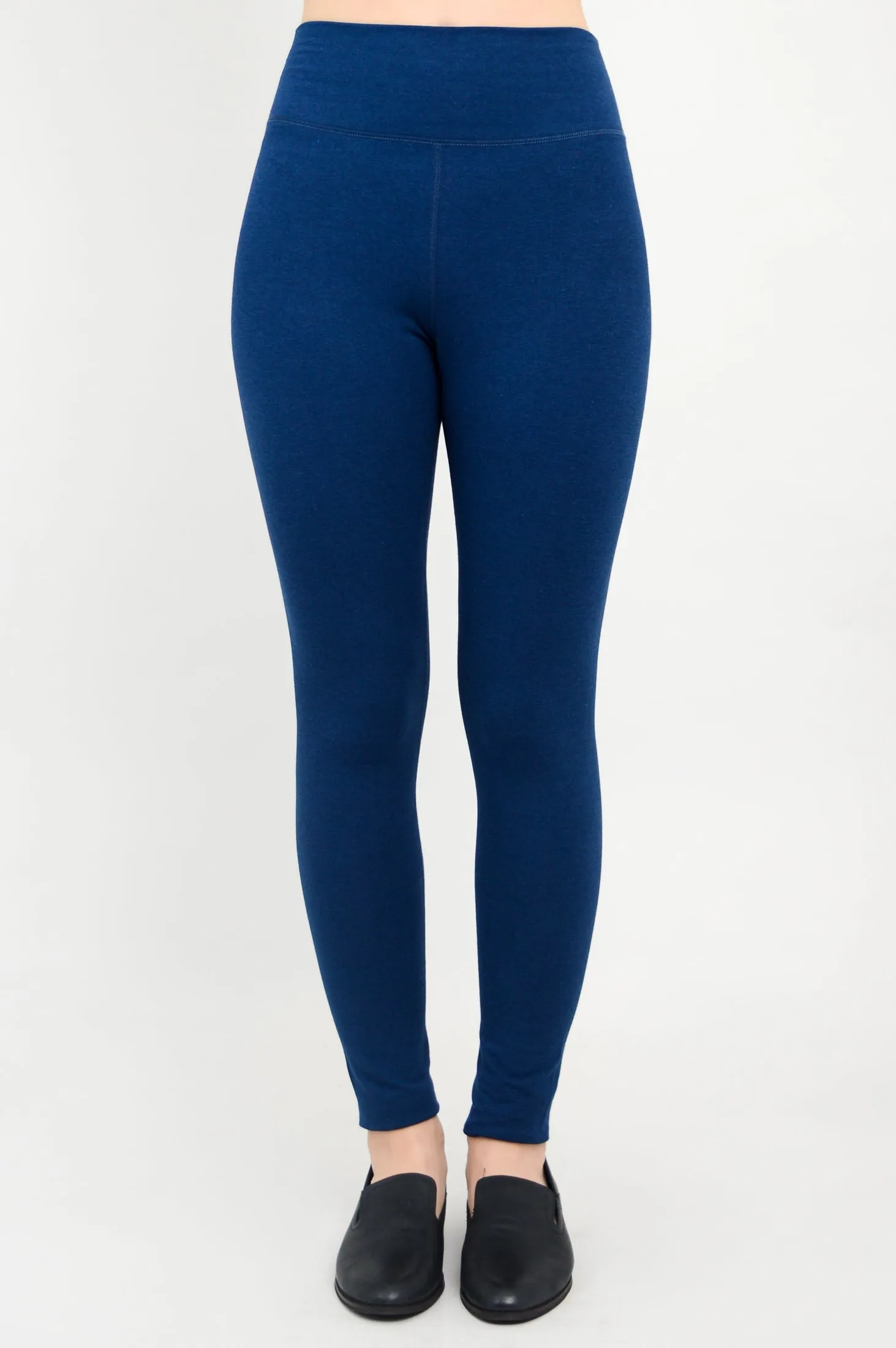 Dixie Legging, Indigo, Bamboo Fleece