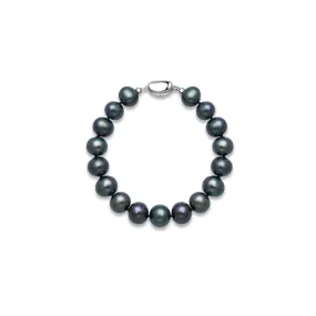 Elegant Freshwater Black Pearl Bracelet WB00195