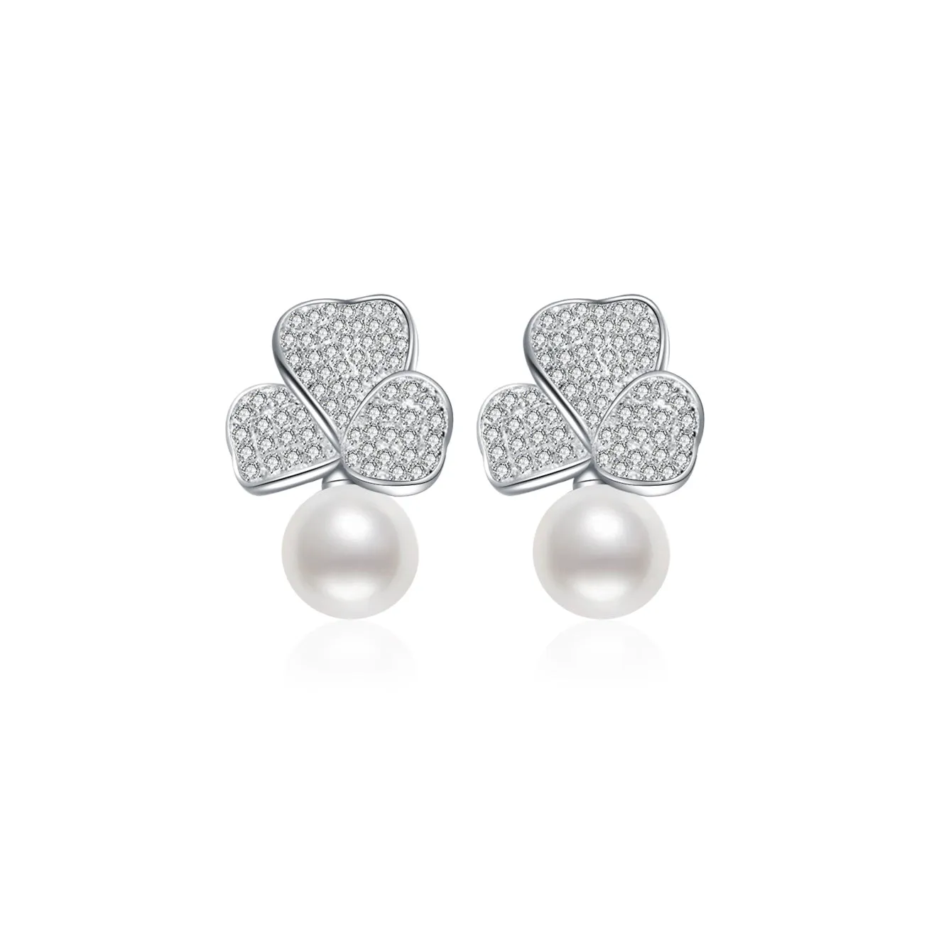 Elegant Freshwater Pearl Earrings WE00129 | GARDENS