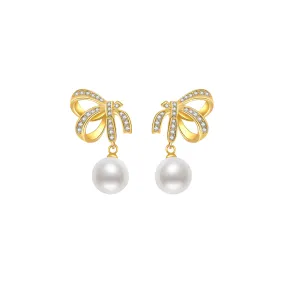 Elegant Freshwater Pearl Earrings WE00186