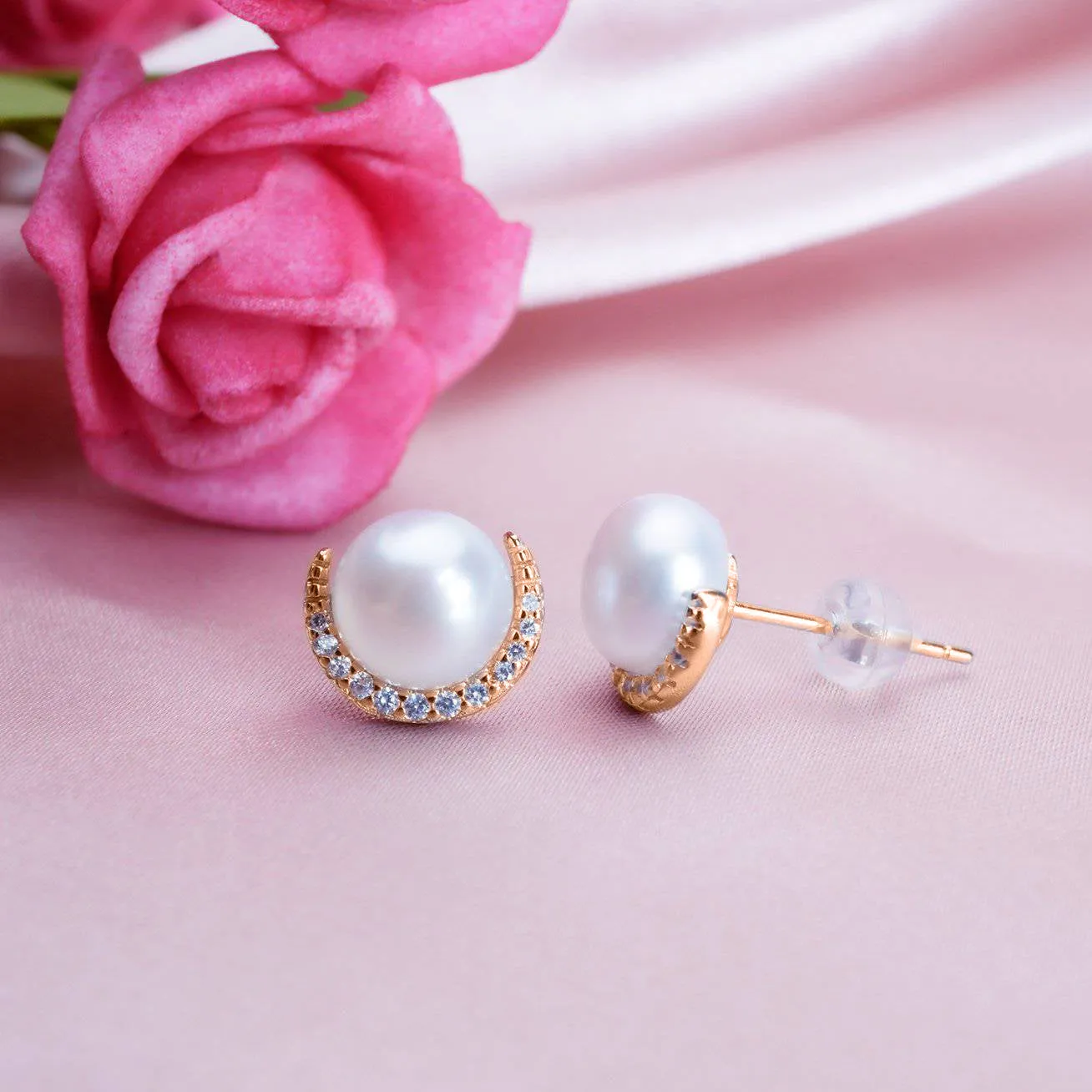 Elegant Freshwater Pearl Earrings WE00320