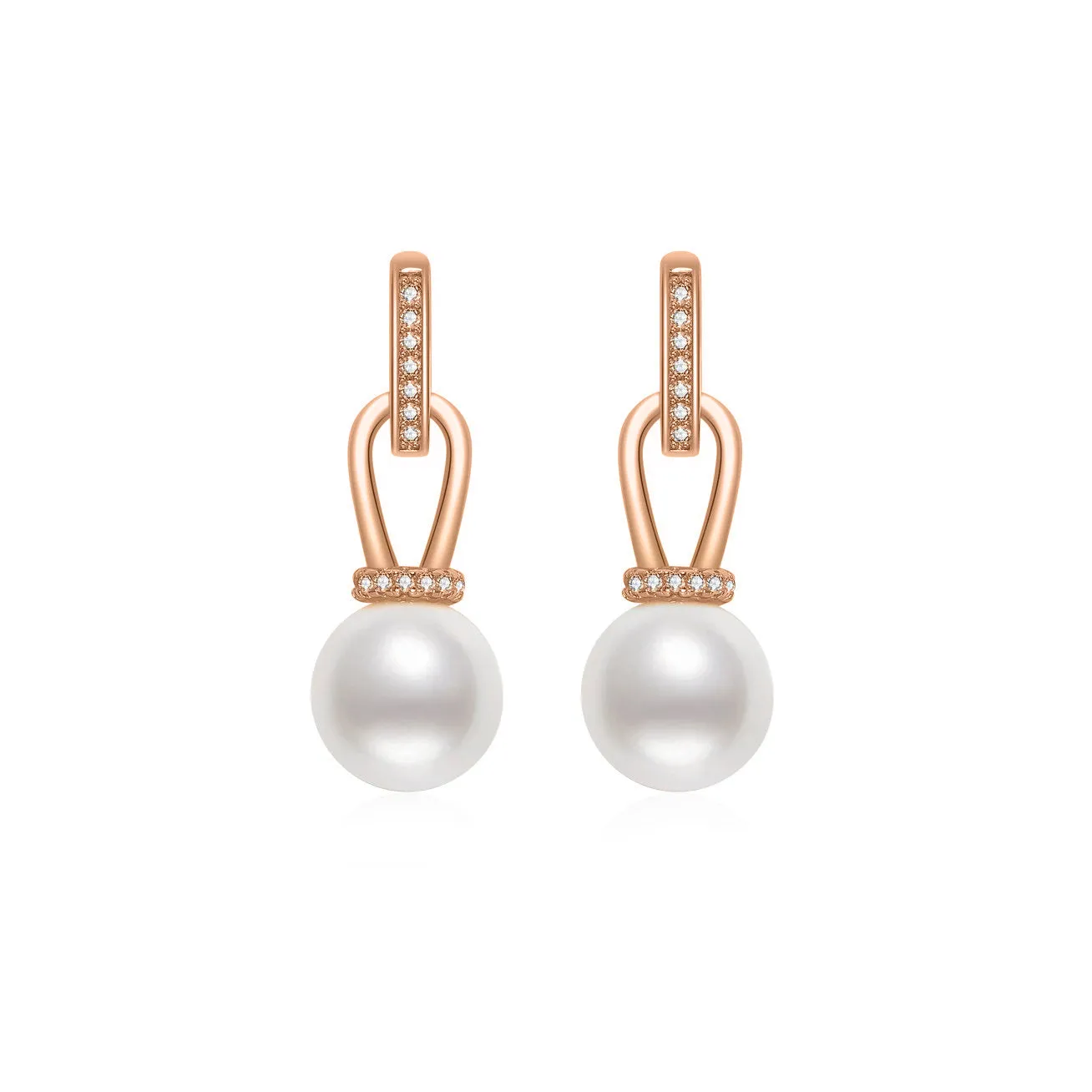 Elegant Freshwater Pearl Earrings WE00377