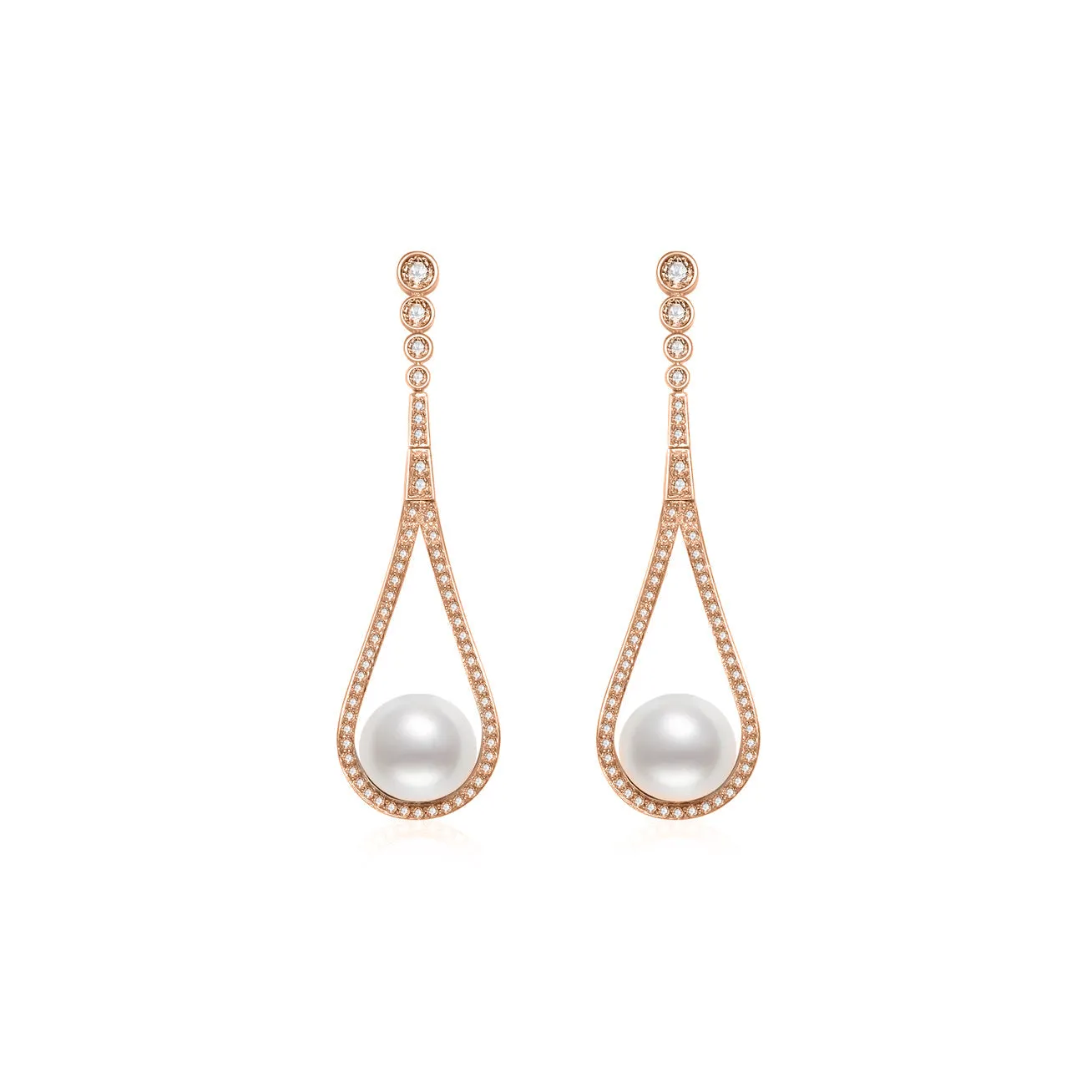 Elegant Freshwater Pearl Earrings WE00379