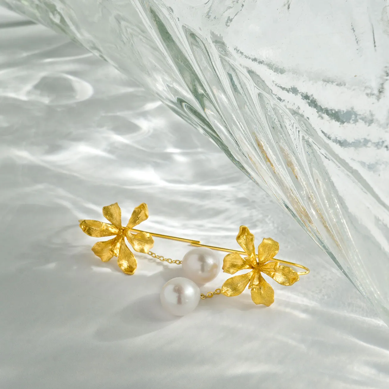 Elegant Freshwater Pearl Earrings WE00456 | Vanda Miss Joaquim