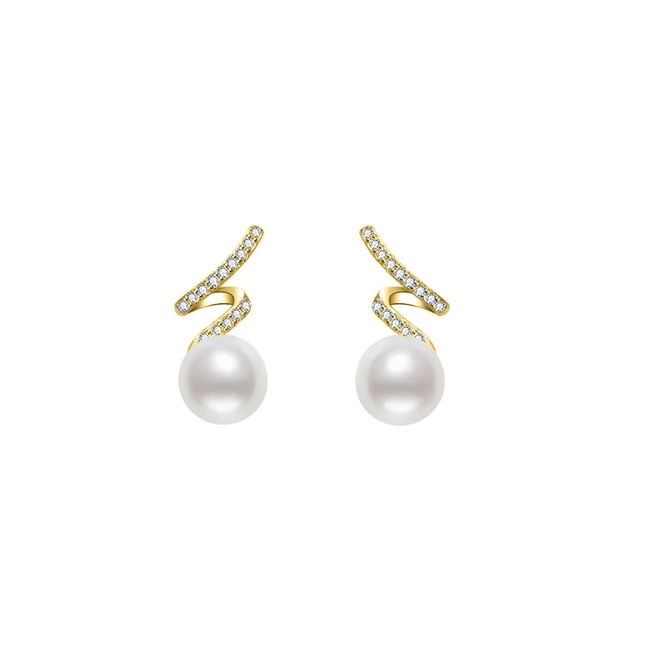 Elegant Freshwater Pearl Earrings WE00576 | S Collection