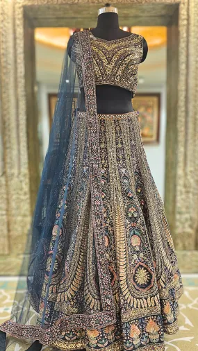 Elegant Lehenga Choli with Hand Embroidery