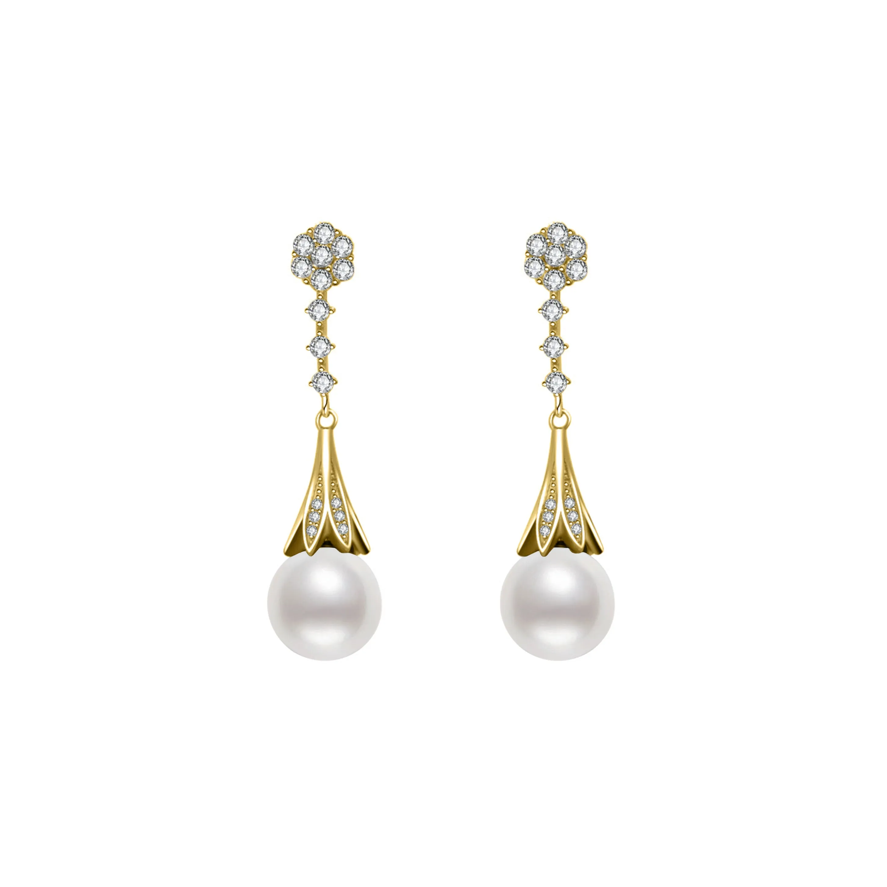 Elegant Pearl Earrings WE00515