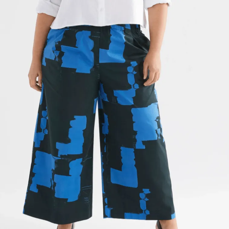 Elk The Label Blue Rolla Print Deze Pant