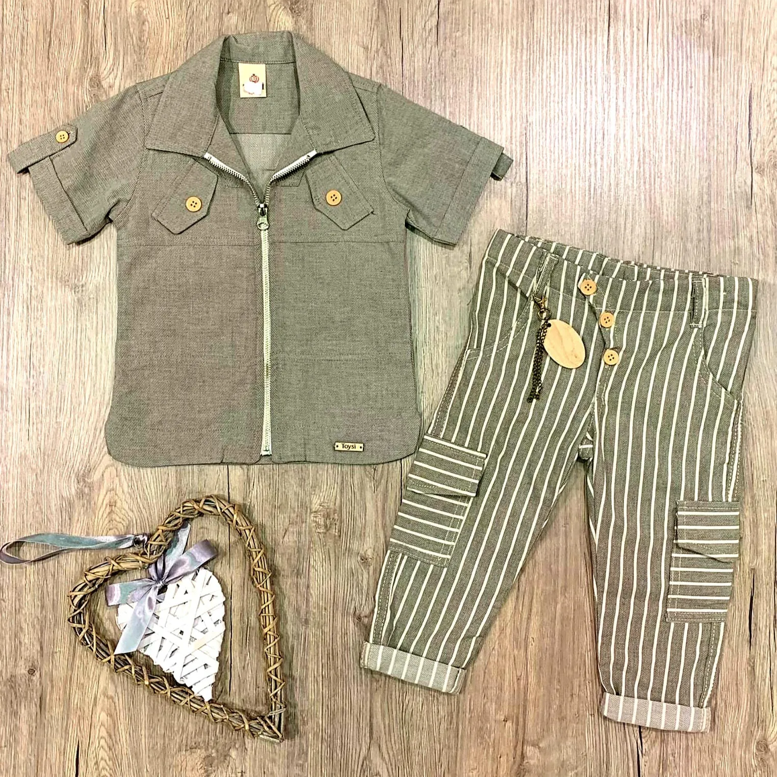 Fancy Swiss Boys Casual Set