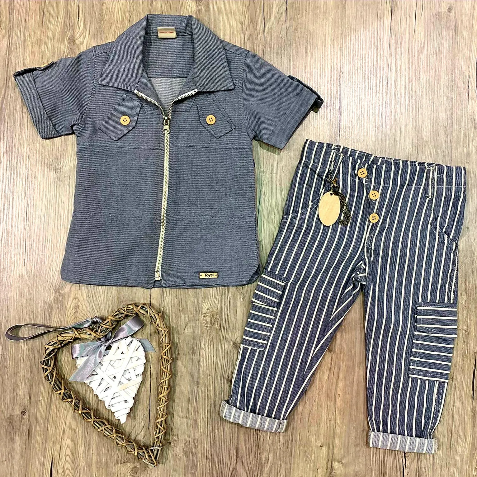 Fancy Swiss Boys Casual Set