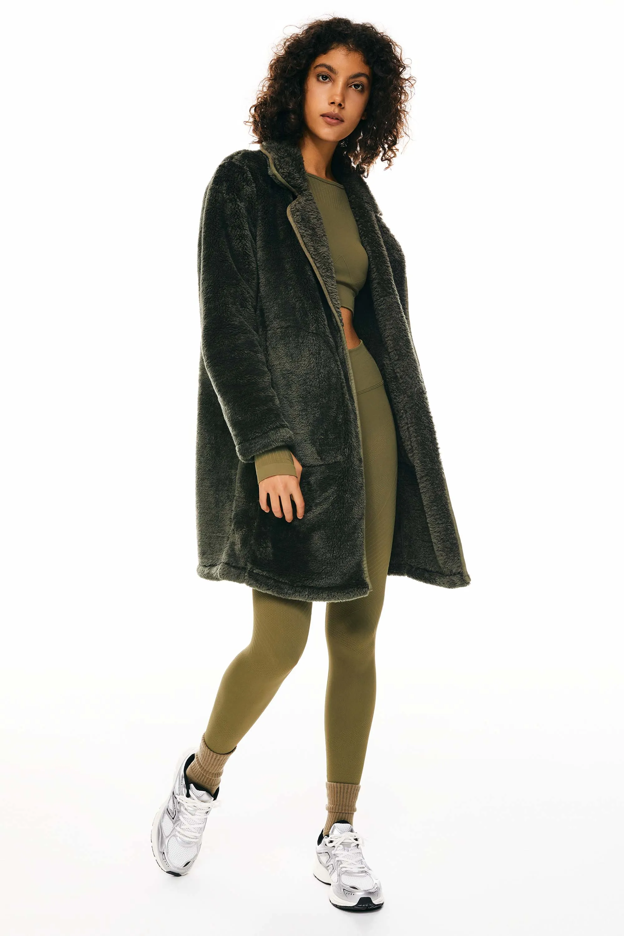 Faux Fur Fleece Jacket