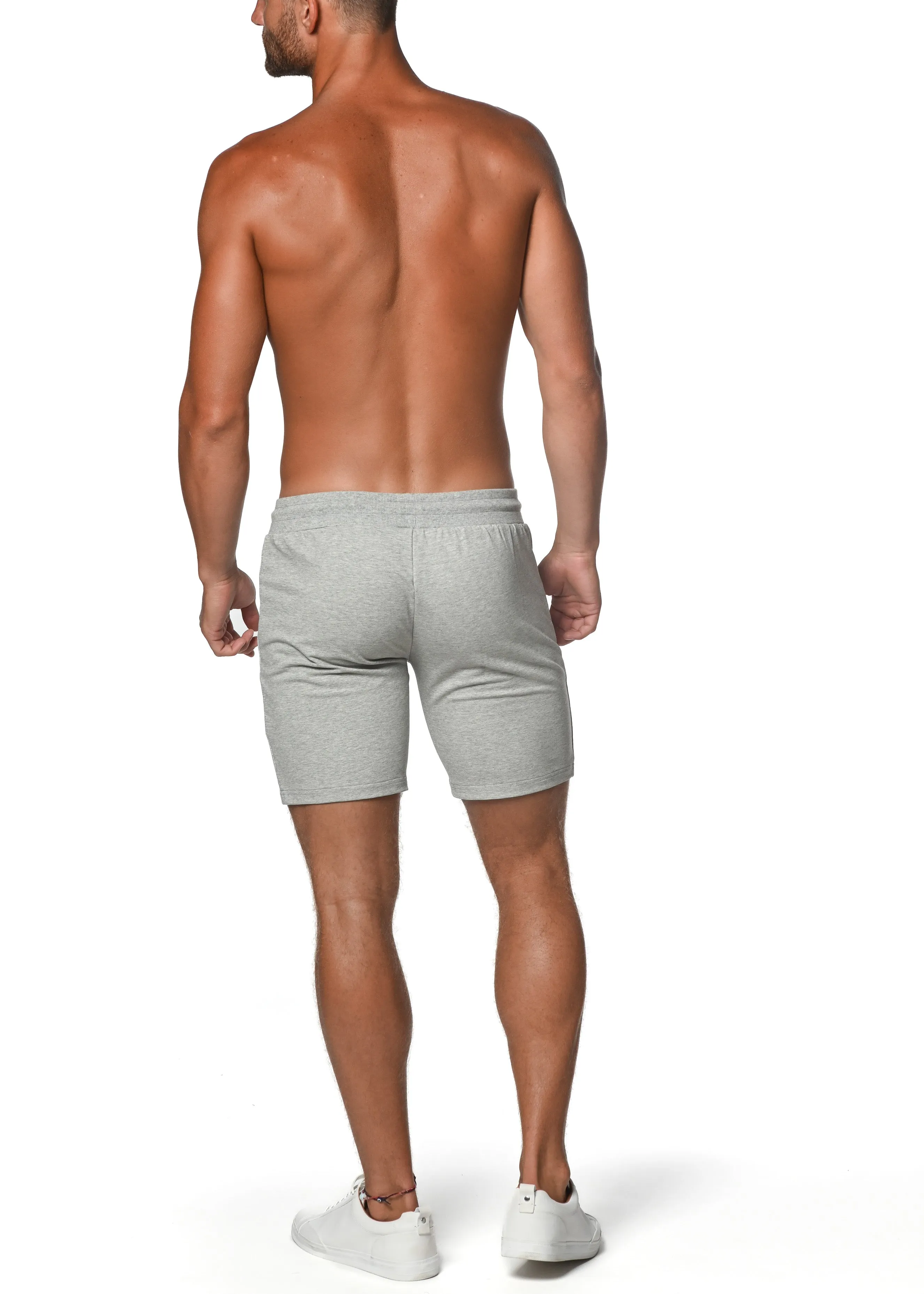 FLEECE FLEX-COTTON STRETCH SHORTS