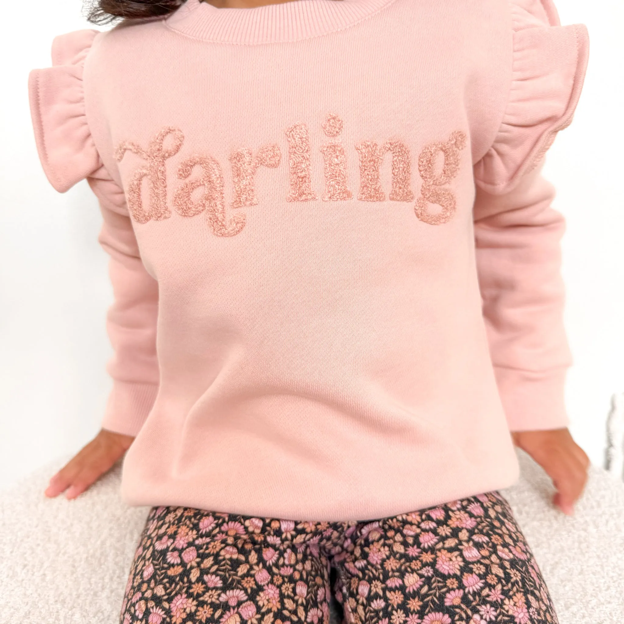 Fleece Flutter Jumper - Darling