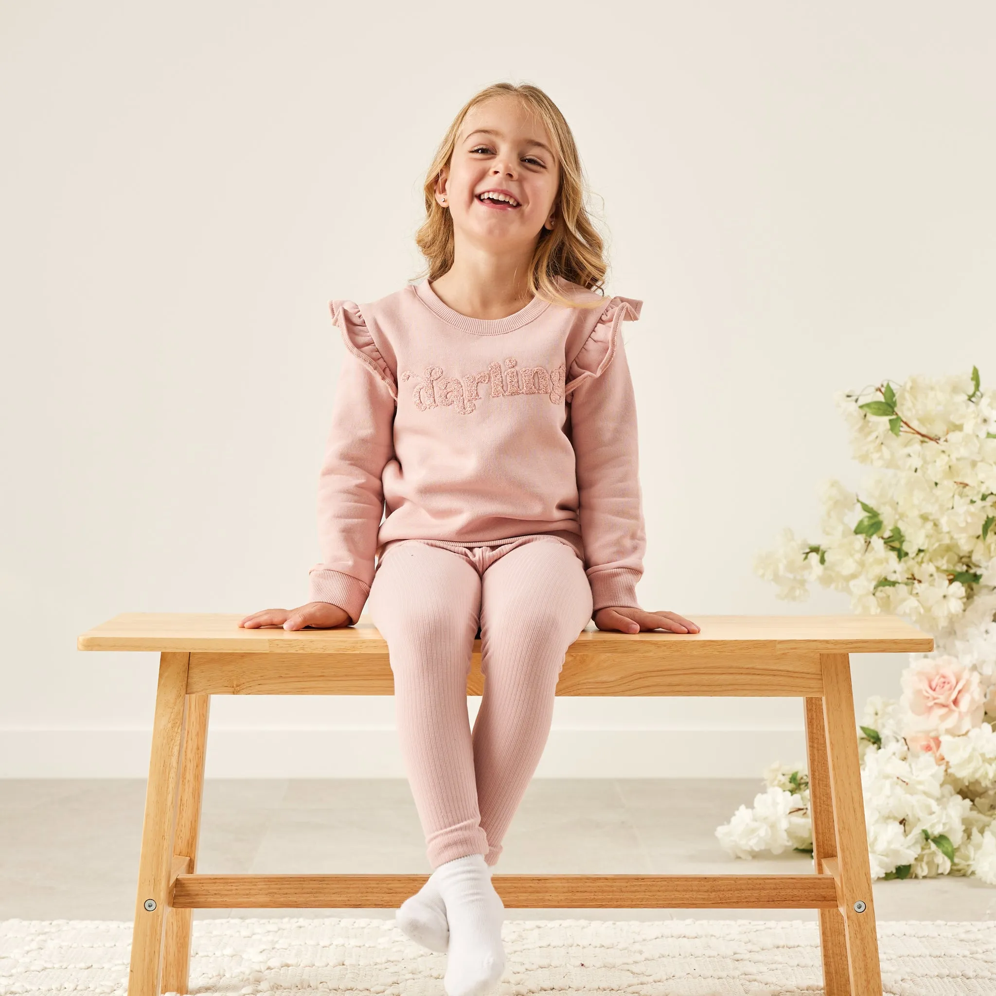 Fleece Flutter Jumper - Darling