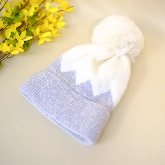 Fleece Lined Pom Pom Hat