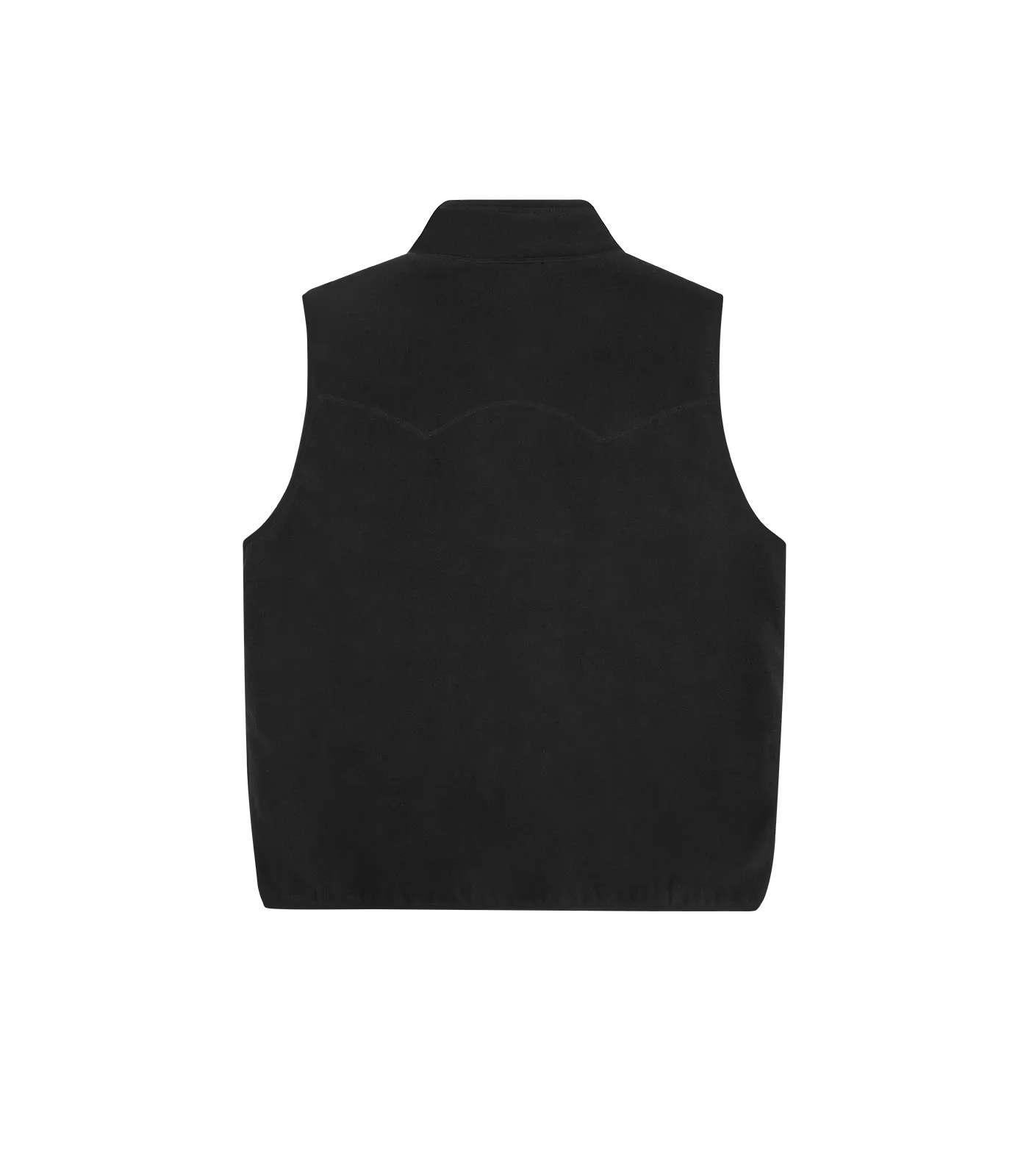 FLEECE VEST - BLACK