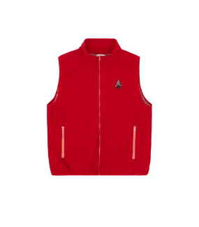 FLEECE VEST - RED