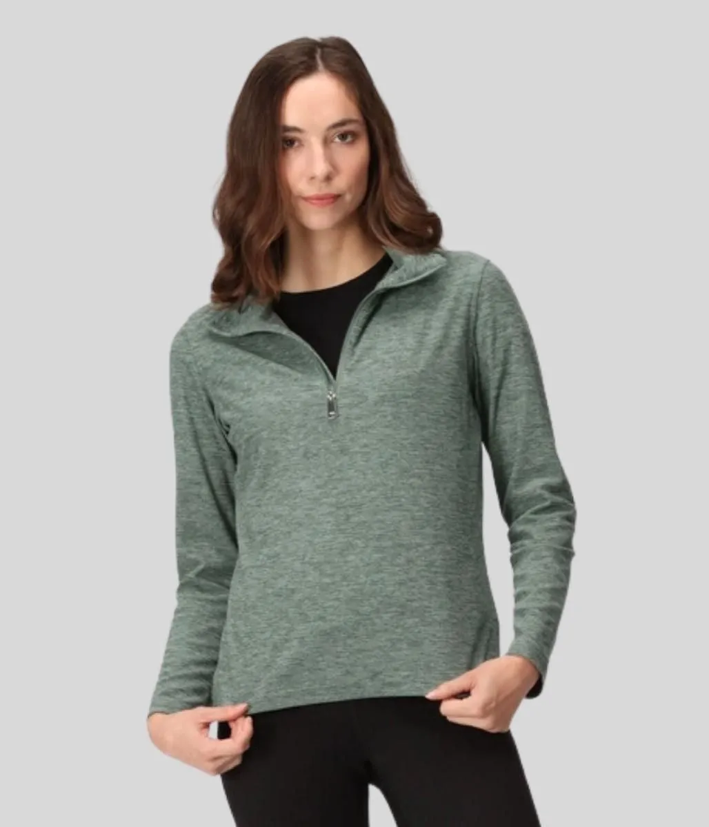 Green Marl Kizmit Fleece Top