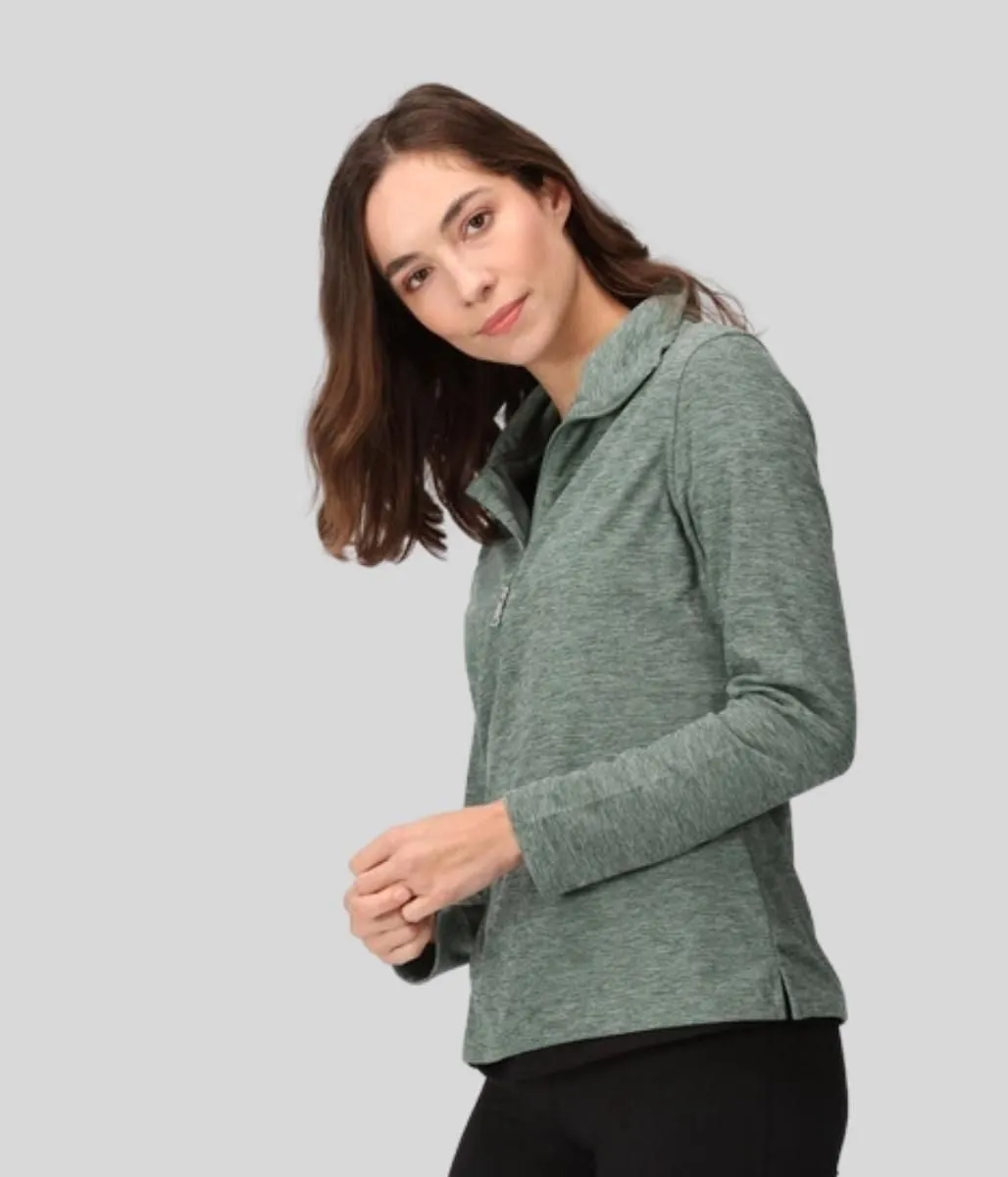 Green Marl Kizmit Fleece Top