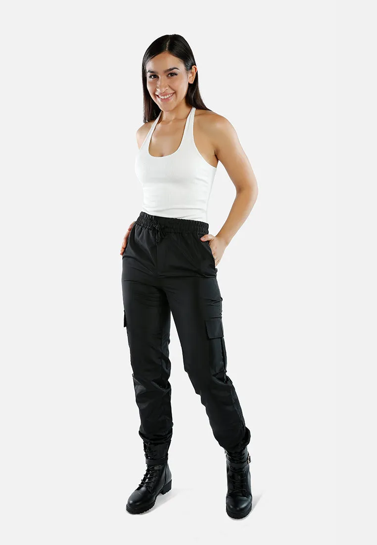 High Waist Semi Casual Trousers