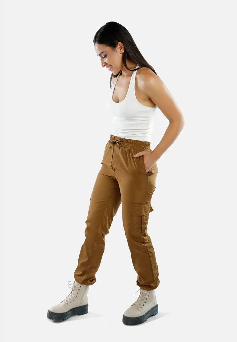 High Waist Semi Casual Trousers