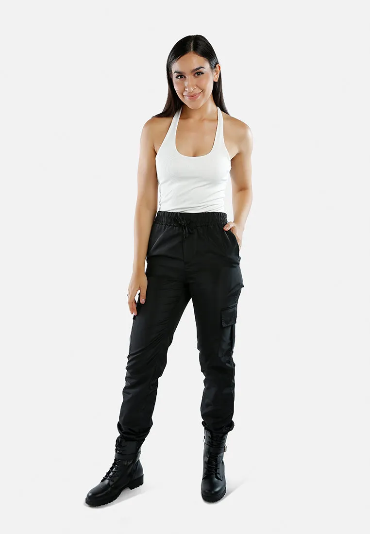 High Waist Semi Casual Trousers