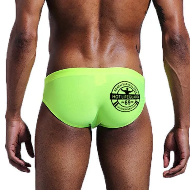 Hot Lifeguard Swim Briefs For Men