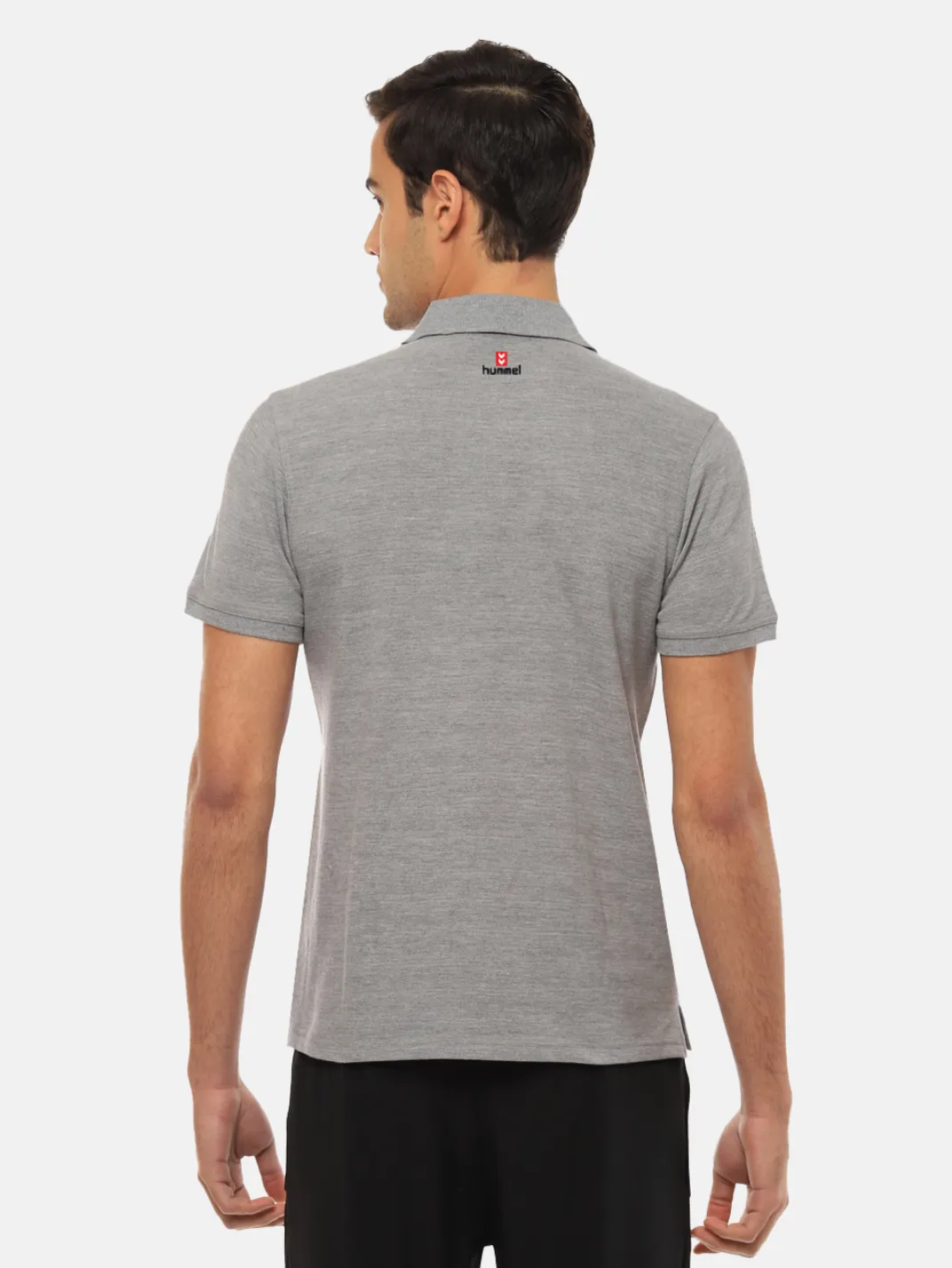 Hummel Men Grey B2B Polo