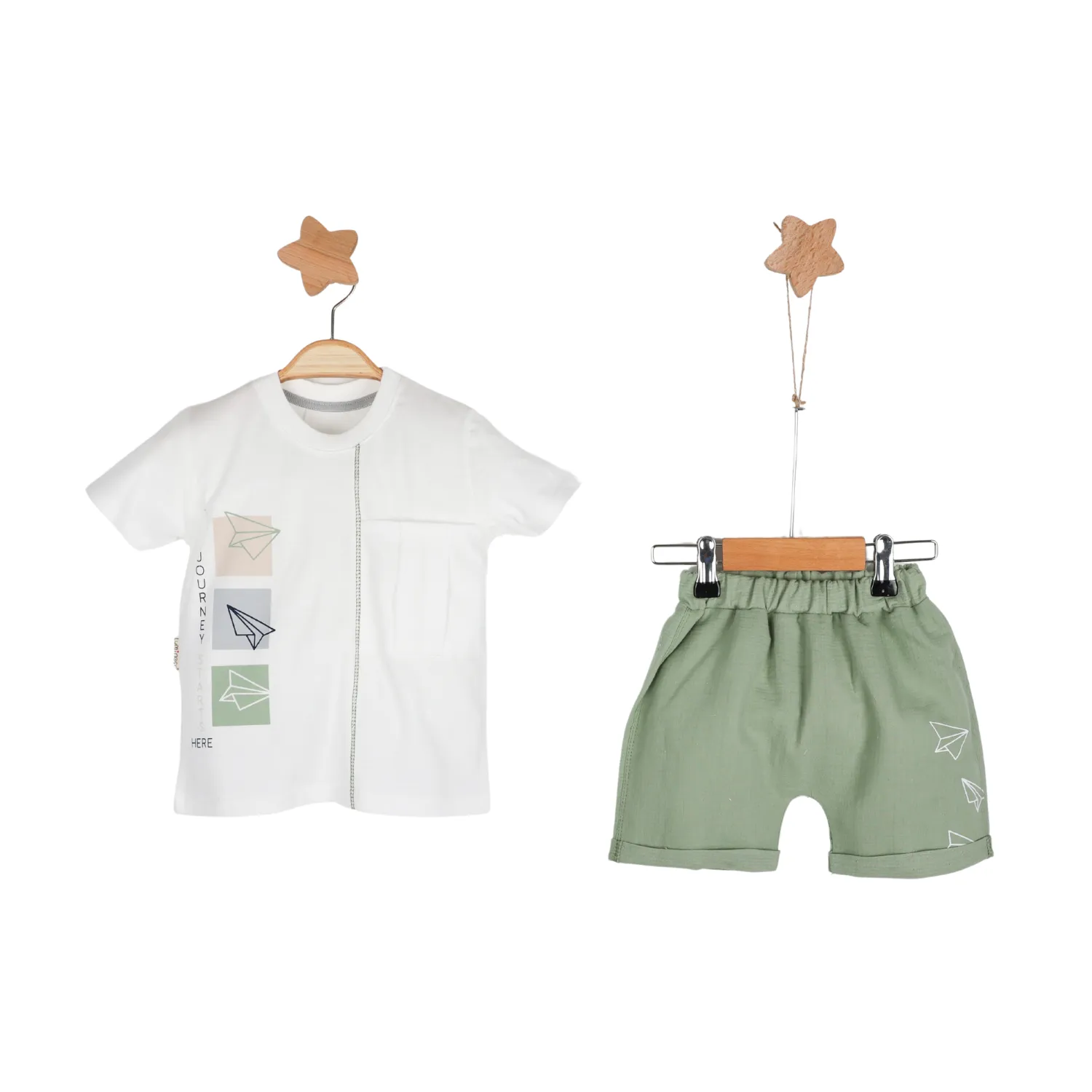 Journey Baby Boy Casual Shorts Set