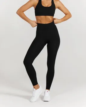 LUXE LEGGINGS 28" - BLACK