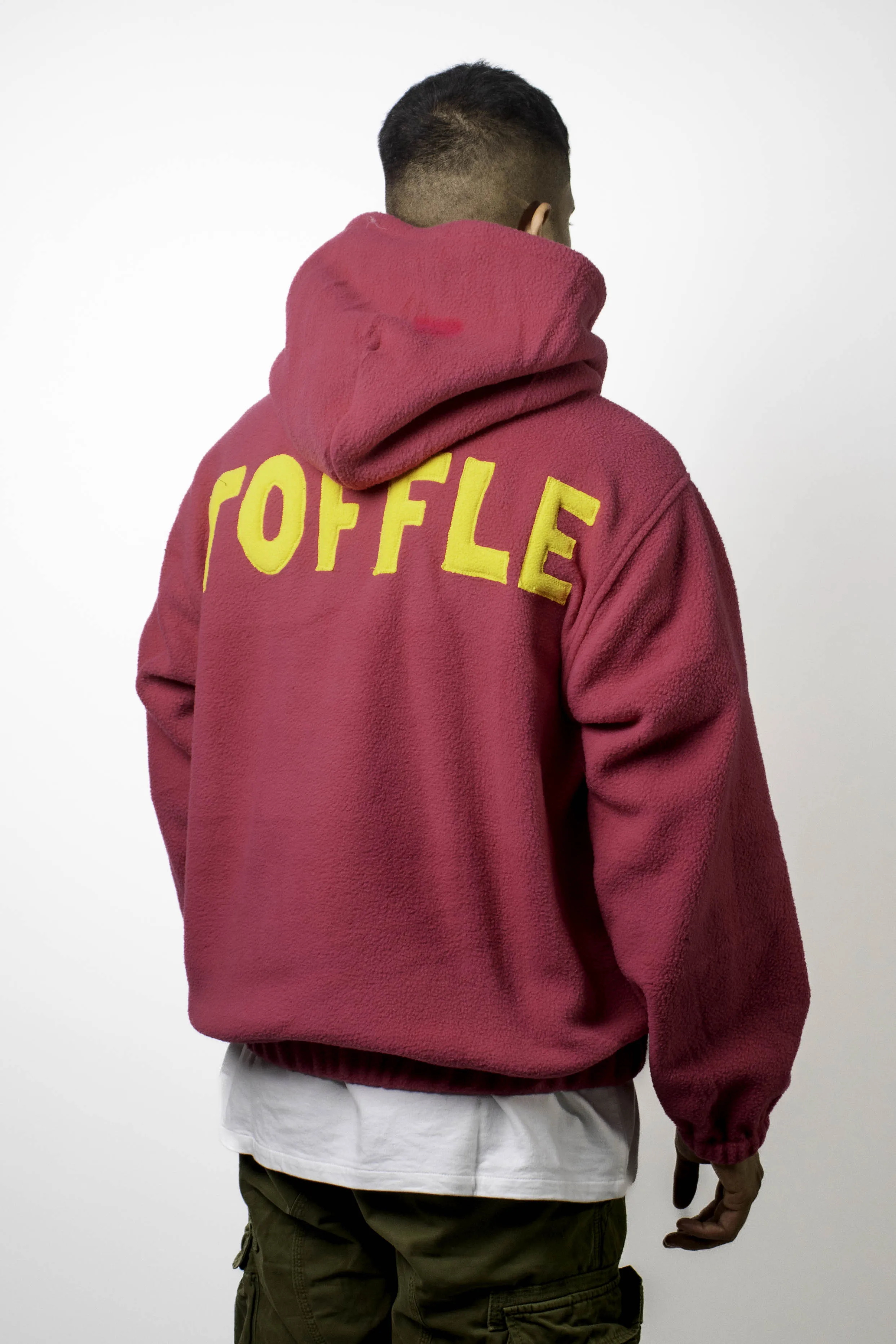 Maroon Cozy Polar Fleece Hoodie