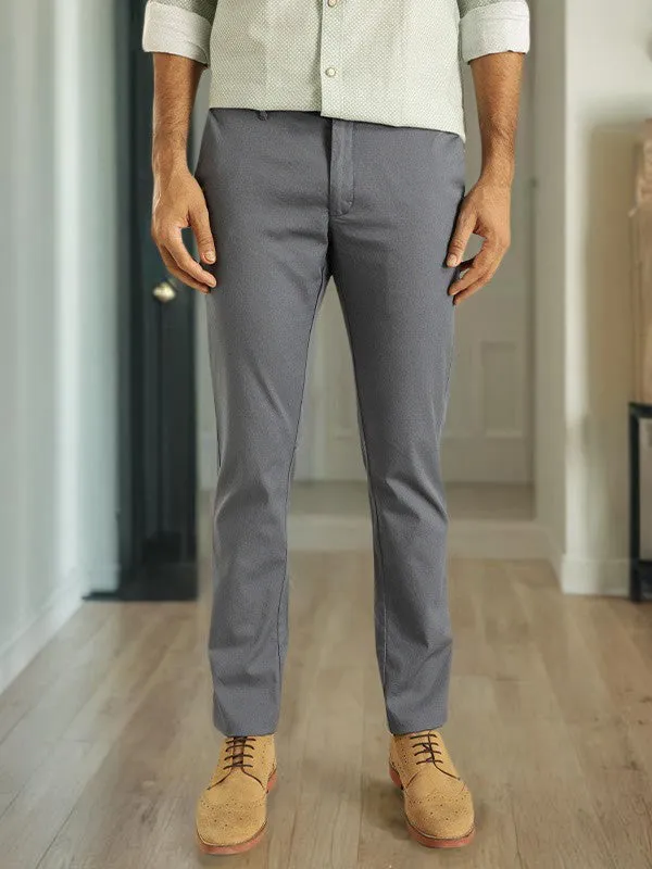 Men Brooklyn Fit Cotton Stretch Trouser