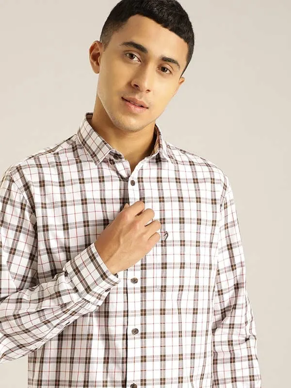 Men Checked Full Sleeve Cotton Shirt