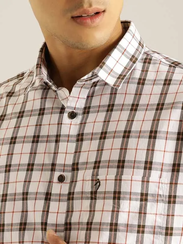 Men Checked Full Sleeve Cotton Shirt