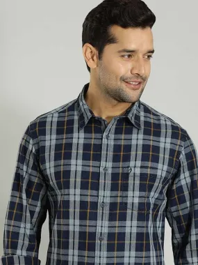 Men Checked Full Sleeve Cotton Shirt