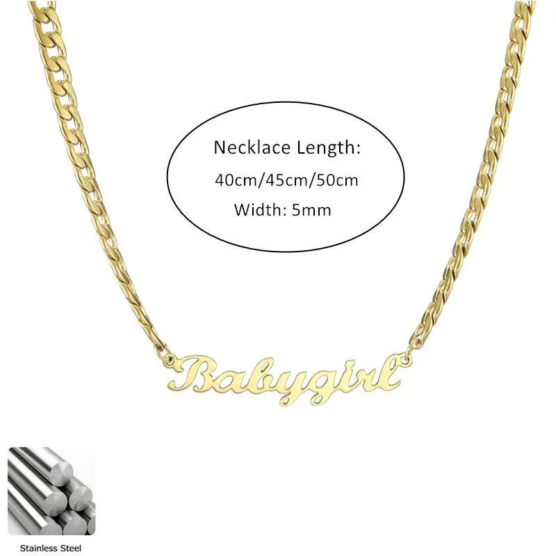 Nameplate Necklace-Christmas Gifts For Women