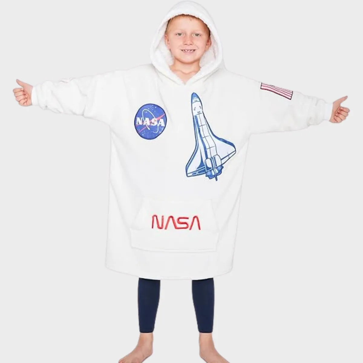 NASA Character Fleece Poncho