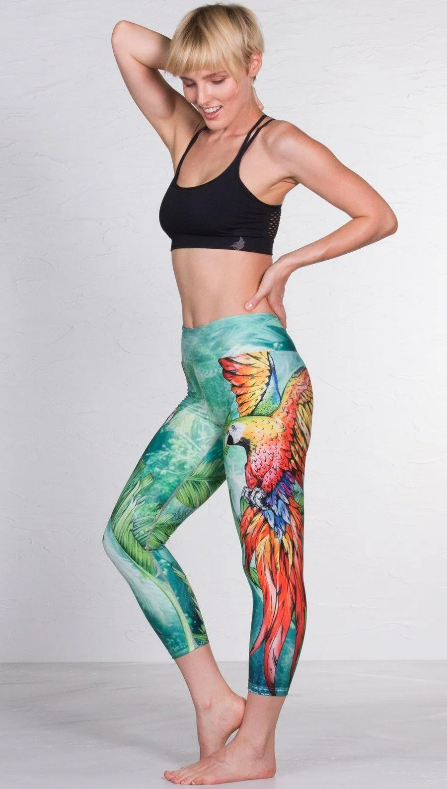 Parrot - Triathlon Capri Leggings