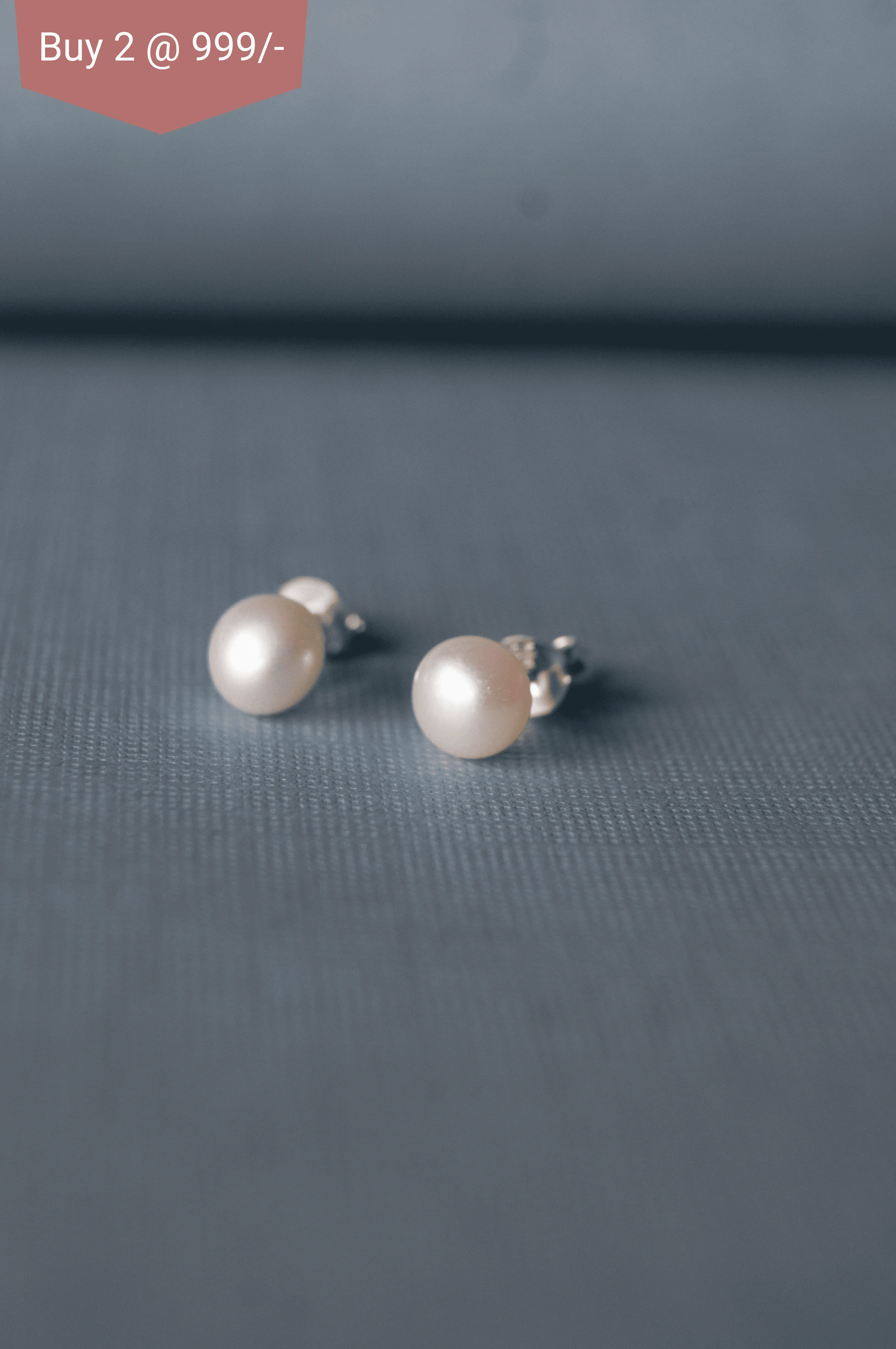 Perfectly Elegant Pearl Sterling Silver Earrings