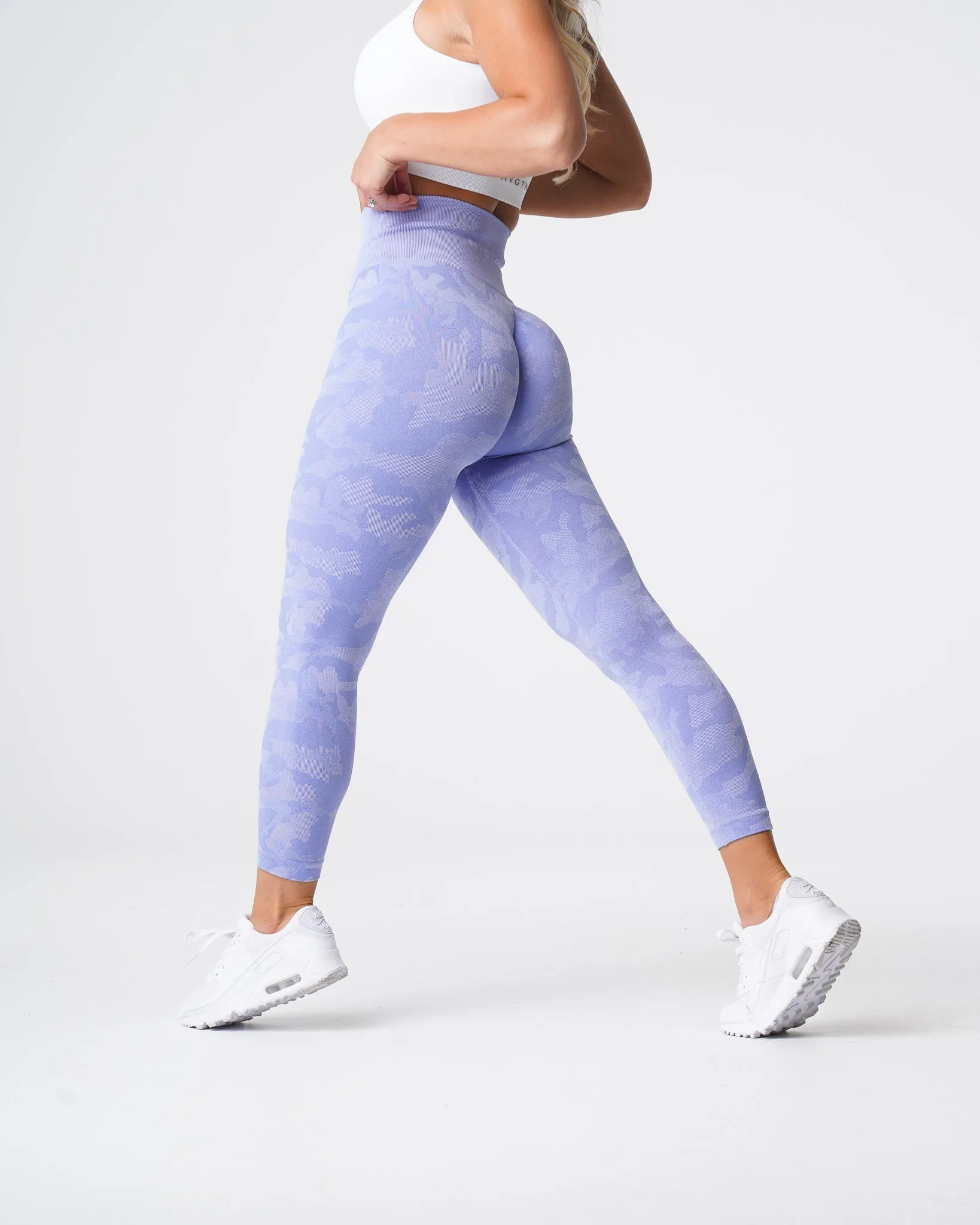 Periwinkle Camo Seamless Leggings