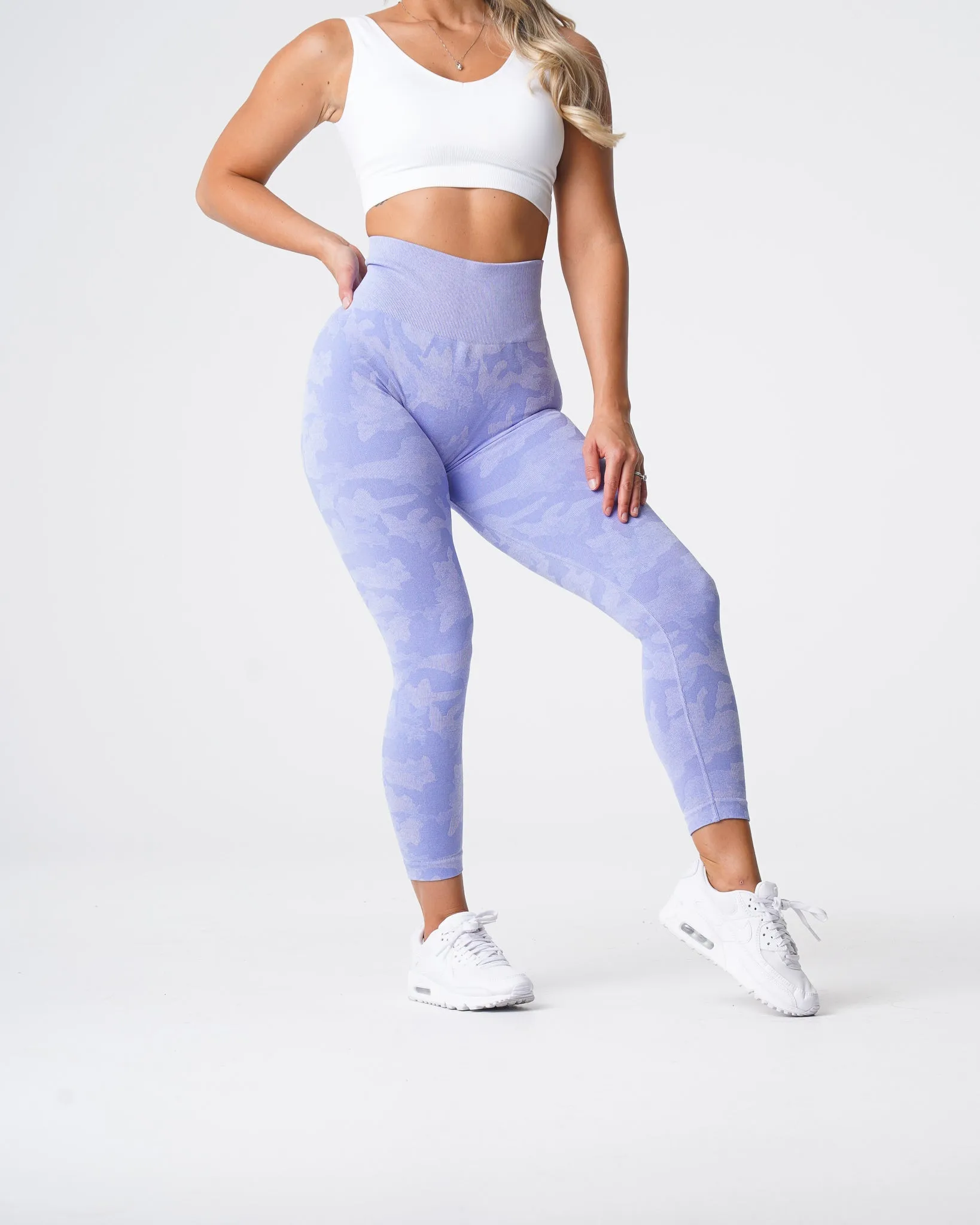 Periwinkle Camo Seamless Leggings