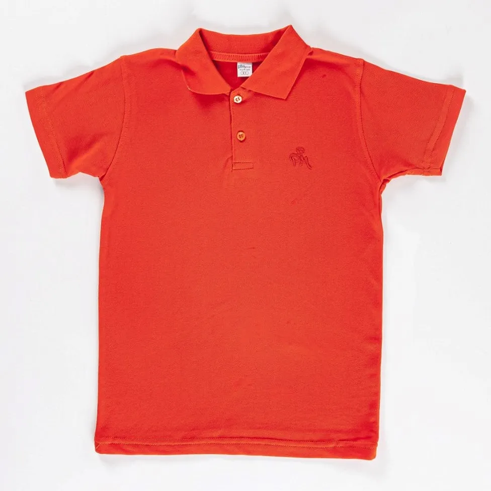 Plain Polo Boys Casual Set