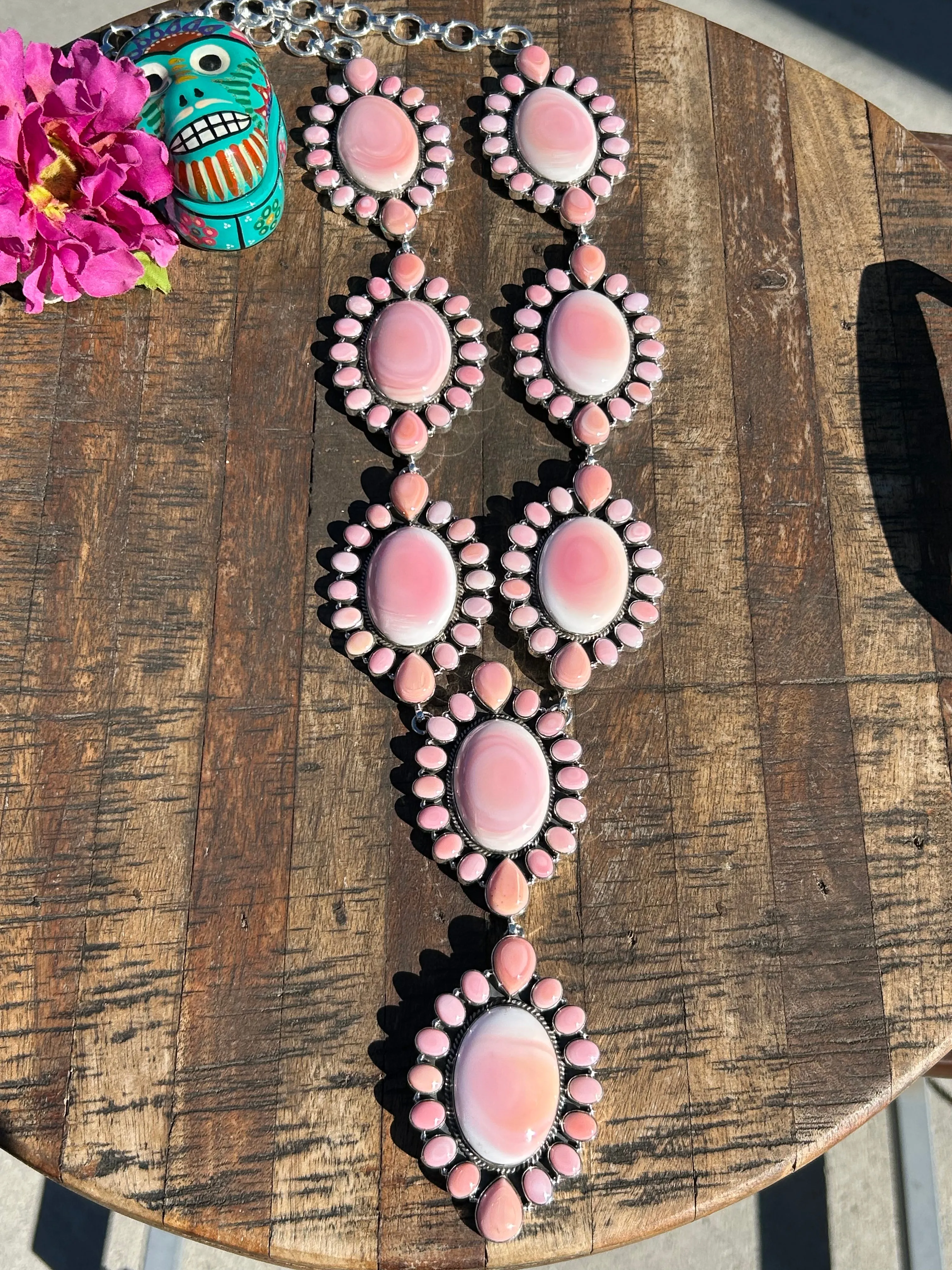 "Cotton Candy" Cluster Necklace