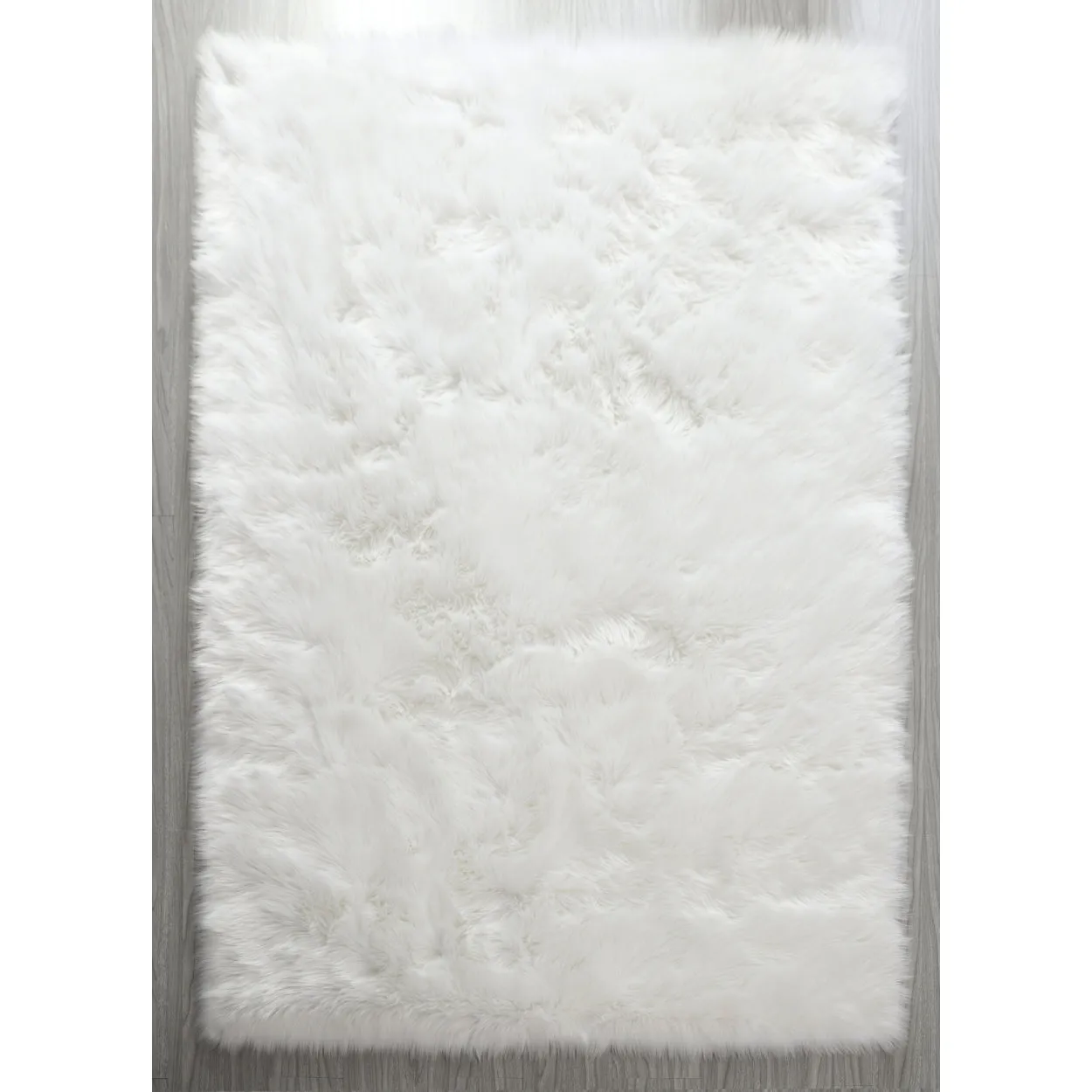 "Cozy Collection" Ultra Soft Fluffy Faux Fur Sheepskin Area Rug