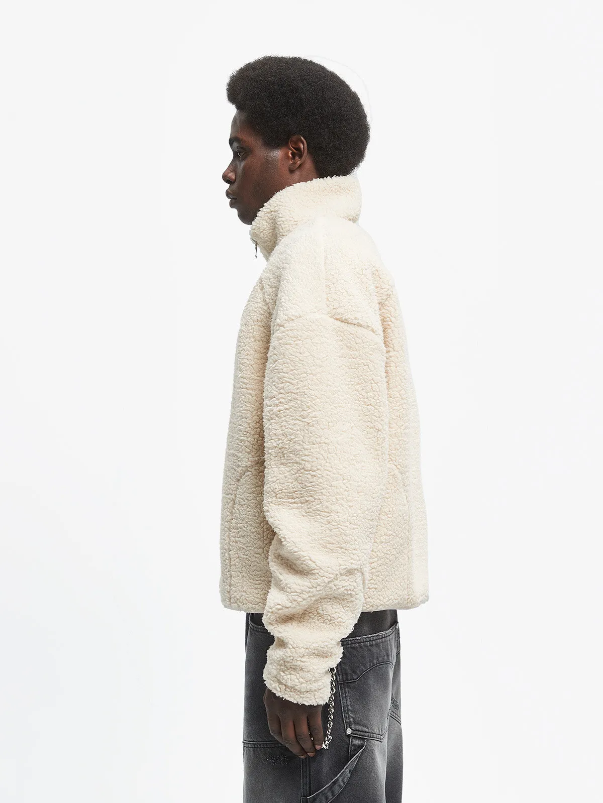 RETERNITY FLEECE JACKET - CREAM