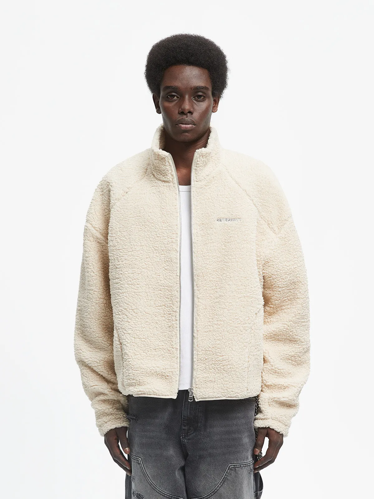 RETERNITY FLEECE JACKET - CREAM