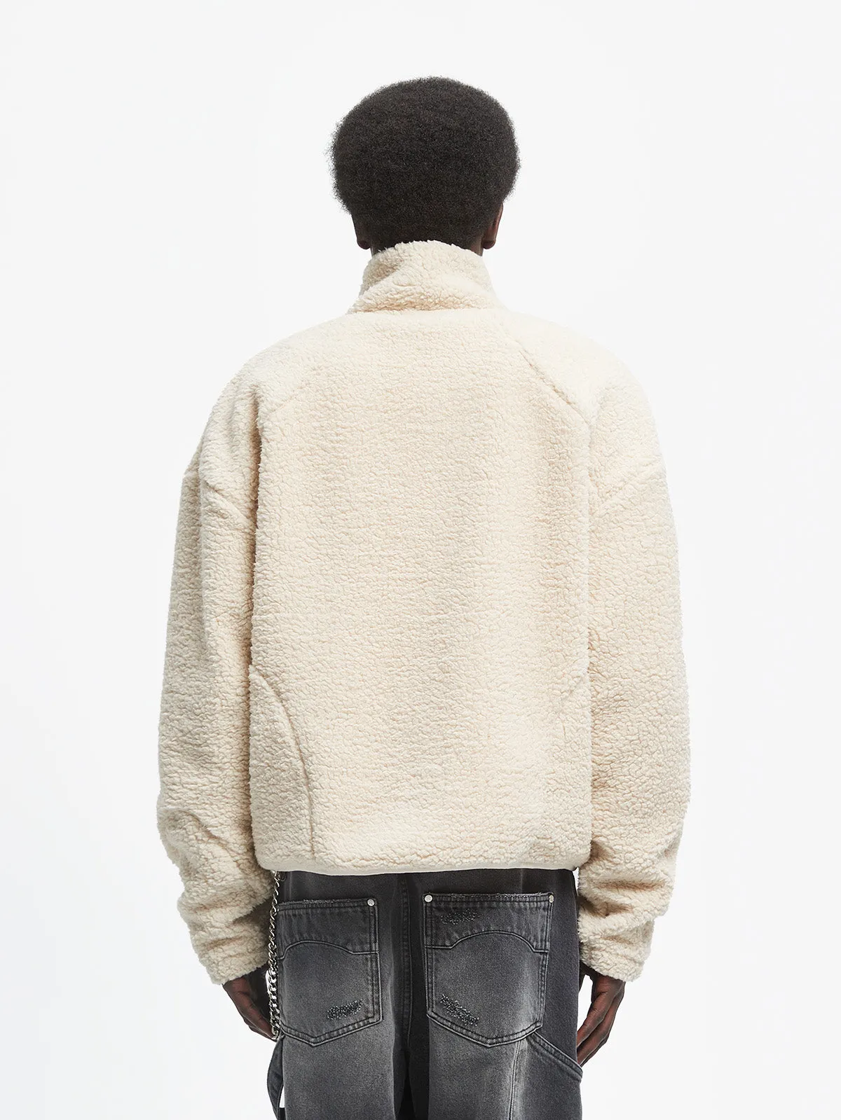 RETERNITY FLEECE JACKET - CREAM